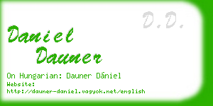 daniel dauner business card